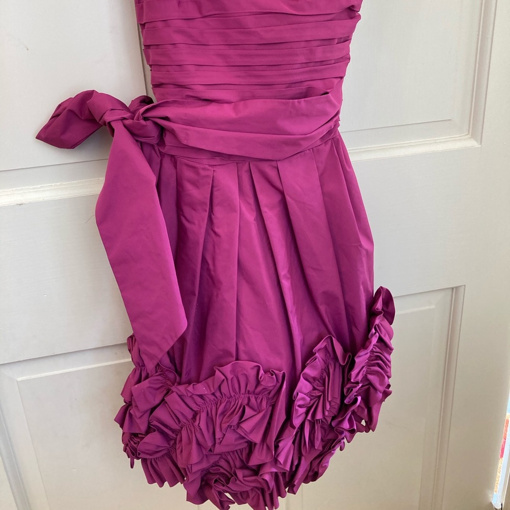 BCBG strapless party dress